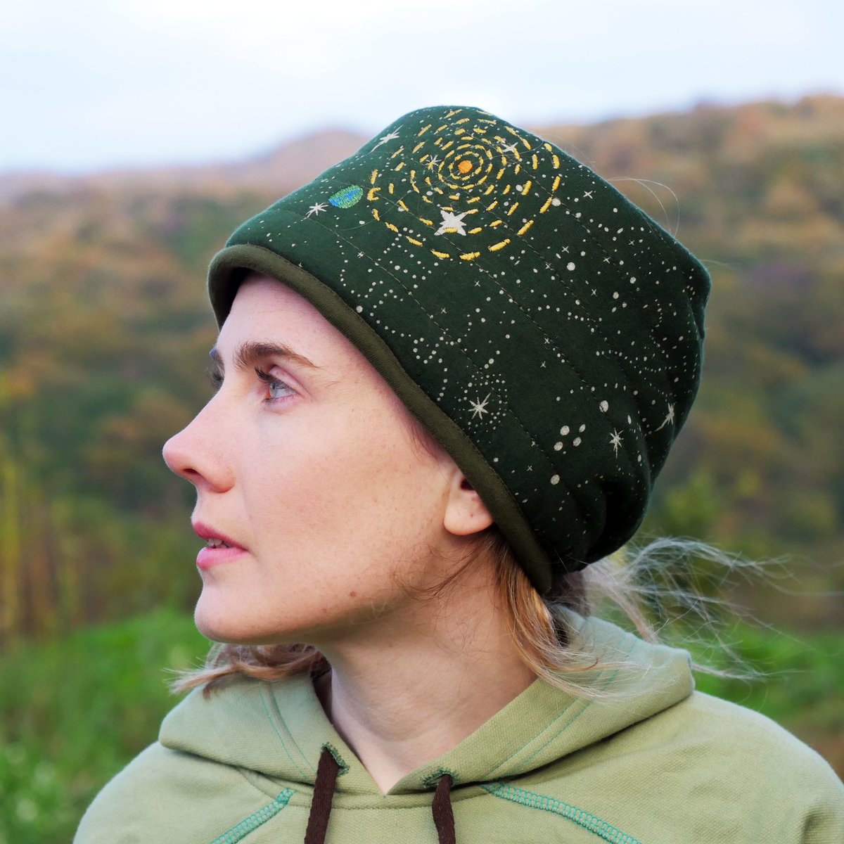 カッコいい！MARK & LONA 星柄 ネックウォーマー スタープリントネックウォーマー Star Print 宇宙星柄』ユニセックス