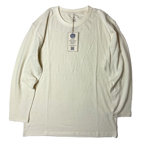 米『RELAX LONG-T 』NaturalHemp o/cotton /unisex　中薄手175g