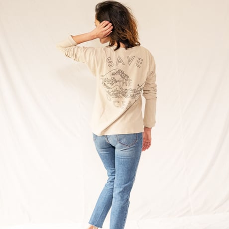 『テッポーロンT  SAVE THE OCEAN!   セーブ ザ オーシャン！』Hemp×オーガニックコットン