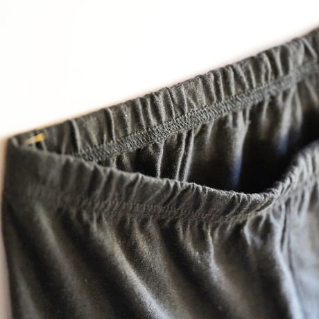 炭『Relax Boxer BLACK』 Hemp o/cotton /unisex　中薄手175g