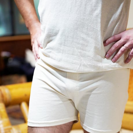 米『Relax Boxer Natural』Hemp&Tencel  /unisex 中厚手210g