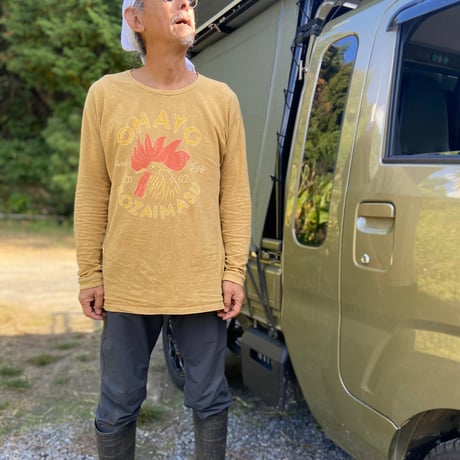 『テッポーロンT  OHAYO GOZAIMASU!   おはようございます！』Hemp×オーガニックコットン