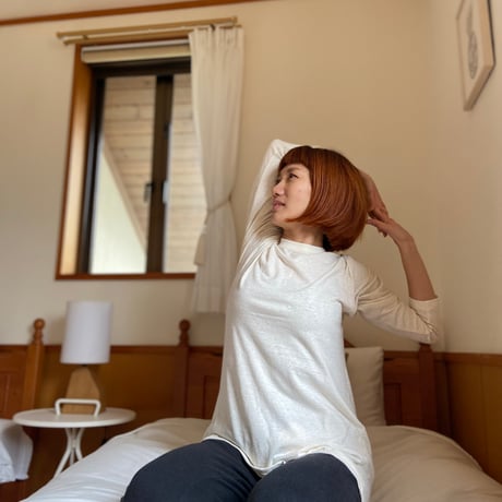 米『RELAX LONG-T 』NaturalHemp o/cotton /unisex　中薄手175g