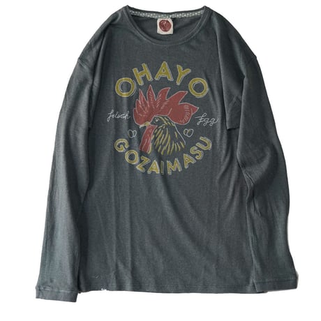 『テッポーロンT  OHAYO GOZAIMASU!   おはようございます！』Hemp×オーガニックコットン