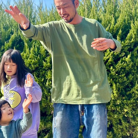 『テッポーロンT 無地_022』後染Hemp×オーガニックコットン