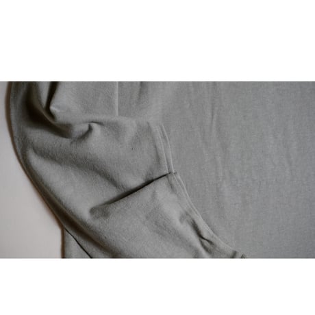 灰『RELAX LONG T』STONE Hemp o/cotton /Ladys,kids unisex　中薄手175g
