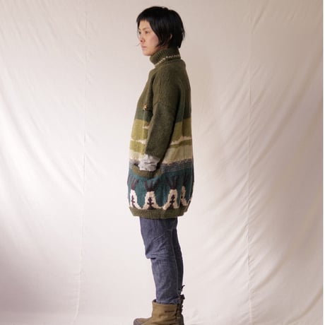 『PANORAMA  SWEATER パノラマセーター TIPI』ニュージーランドウール