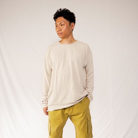 『テッポーロンT  野良着型_赤タグ』Hemp×オーガニックコットン  天竺