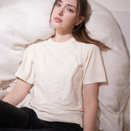 米『RELAX HempT-shirts Natural 』Hemp o/cotton unisex 中薄手175g
