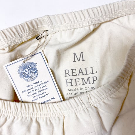 米『Relax Boxer Natural』Hemp&Tencel  /unisex 中厚手210g