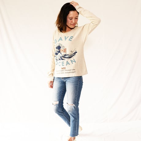 『テッポーロンT  SAVE THE OCEAN!   セーブ ザ オーシャン！』Hemp×オーガニックコットン