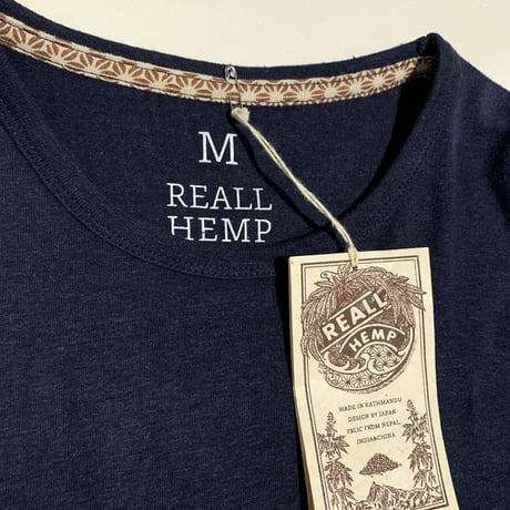 『テッポーロンT 無地_022』Hemp×オーガニックコットン