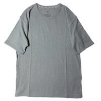 灰『NORA T-shirts STONE 』Hemp o/cotton unisex 中薄手175g