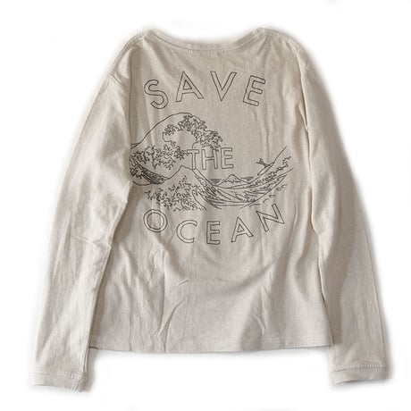 『テッポーロンT  SAVE THE OCEAN!   セーブ ザ オーシャン！』Hemp×オーガニックコットン