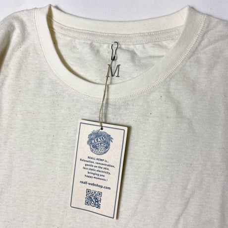 米『RELAX HempT-shirts Natural 』Hemp o/cotton unisex 中薄手175g