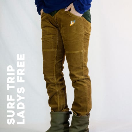 CATCH THE WAVE　Corduloy Pants Ladys Free