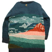 『FUJIYAMA SWEATER 赤富士セーター』 ニュージーランドウール(メンズサイズ)