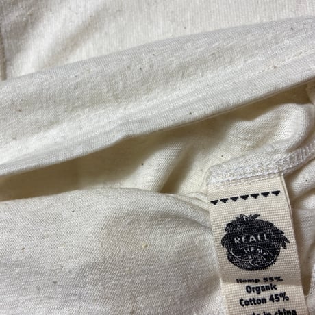 米『NORA T-shirts Natural 』Hemp o/cotton unisex 中薄手175g