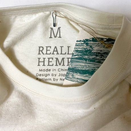 米『RELAX HempT-shirts Natural 』Hemp o/cotton unisex 中薄手175g