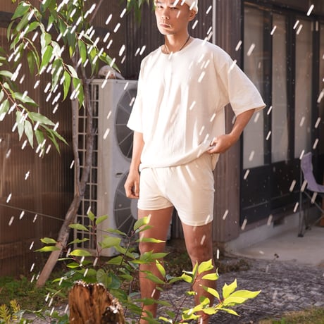米『Relax Boxer Natural』Hemp&Tencel  /unisex 中厚手210g