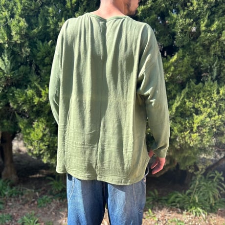 『テッポーロンT 無地_022』後染Hemp×オーガニックコットン