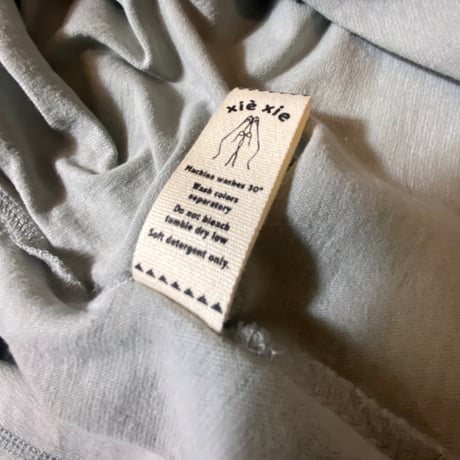 灰『RELAX LONG T』STONE Hemp o/cotton /Ladys,kids unisex　中薄手175g
