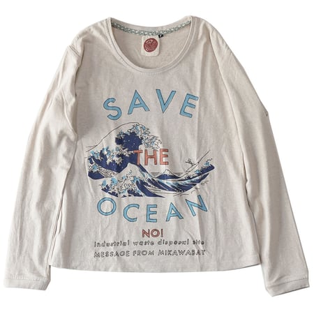 『テッポーロンT  SAVE THE OCEAN!   セーブ ザ オーシャン！』Hemp×オーガニックコットン