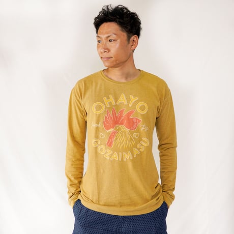 『テッポーロンT  OHAYO GOZAIMASU!   おはようございます！』Hemp×オーガニックコットン