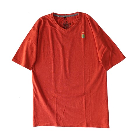 『テッポーTシャツ 無地_地球と月』Hemp×オーガニックコットン