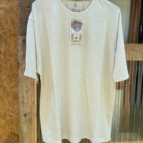 『テッポーTシャツ 無地_024』ナチュラルHemp×オーガニックコットン