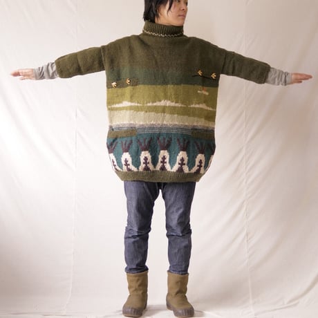 『PANORAMA  SWEATER パノラマセーター TIPI』ニュージーランドウール