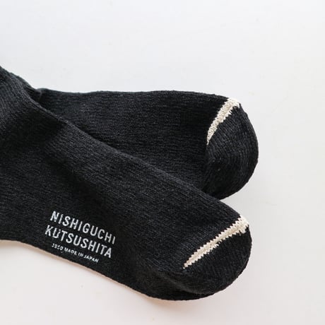 NISHIGUCHI KUTSUSHITA   シルクコットン天竺ソックス