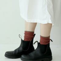 KARMAN LINE /TAURUS 細ボーダーリブソックス