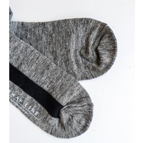 KARMAN LINE / GEMINI / Linen × Line ライン配色の靴下