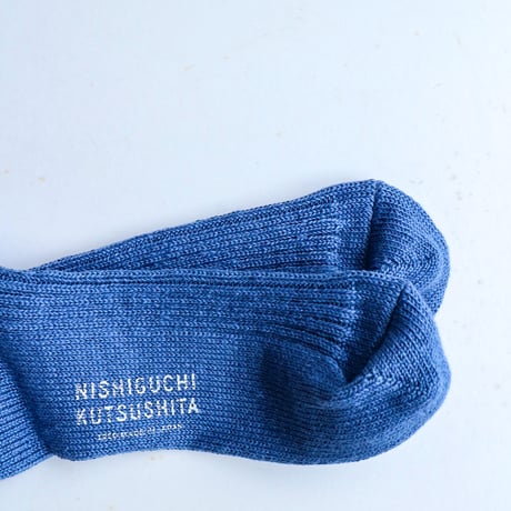 NISHIGUCHI KUTSUSHITA   リネンリブソックス