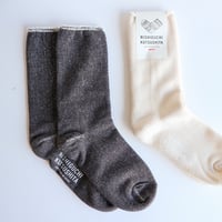 NISHIGUCHI KUTSUSHITA シルクコットンホームソックス