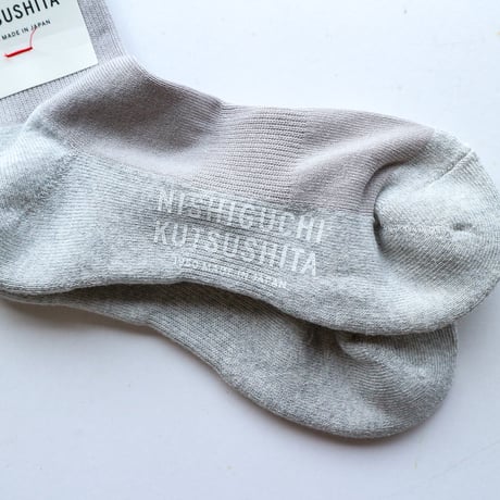 NISHIGUCHI KUTSUSHITA コットンカシミヤウォークソックス