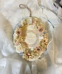 手作りの温もり感じる♡ウッドフレームアレンジ