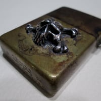 ＺＩＰＰＯ　アンティック加工　ＳＩＬＶＥＲ　スカル