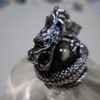 水晶・龍　シルバートップ