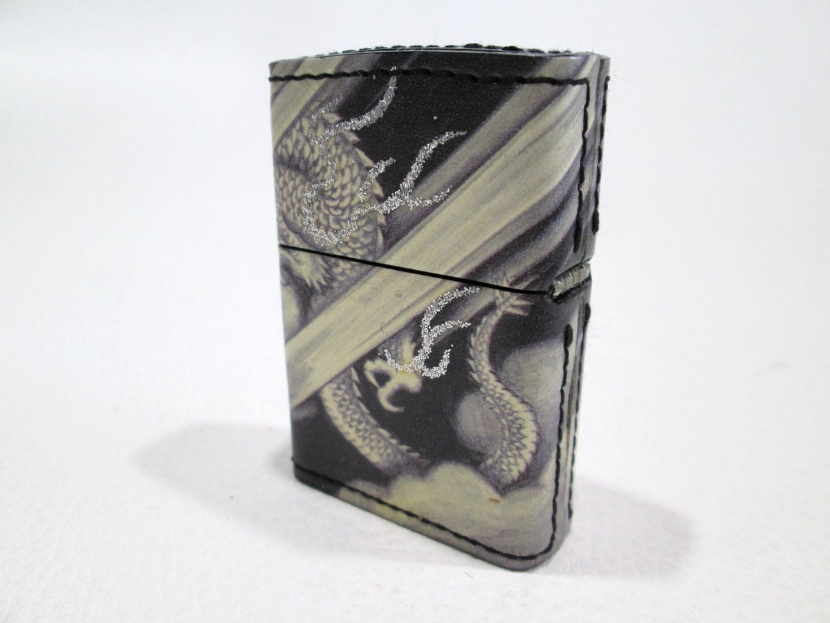 ZIPPO 龍・革巻き | ikuu
