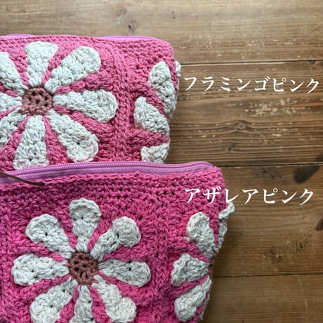 レトロフラワーポーチM