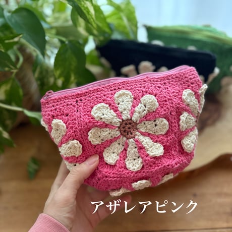 レトロフラワーポーチM