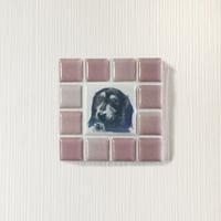 ﾌﾞﾗｲﾄｶﾗｰ/オーキッド(Ｓ)◆Tile Picture Frame(S)/Bright Tone/ORCHID◆