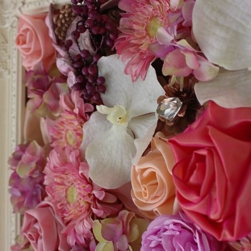 花の額 ピンクの花園 | gift hana-plus