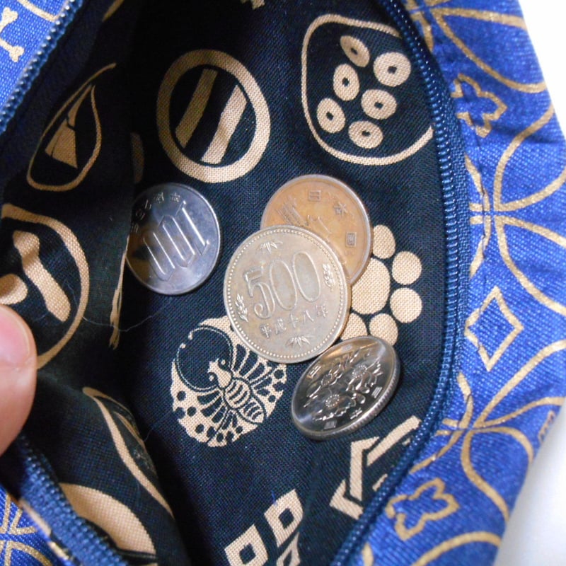 デニム風財布刺繍付き デニム風財布刺繍付き デニム風財布刺繍付き