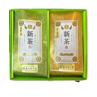 №BC-1　宇治新茶　上煎茶80ｇ＋特上煎茶80ｇ袋箱入り