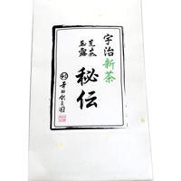 №F-1　宇治新茶　荒茶玉露（秘伝）80ｇ畳紙入り