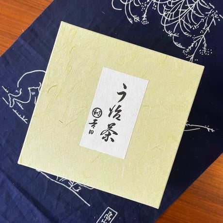 №極12　極茶　玉露・煎茶　各120ｇ缶和紙箱入り