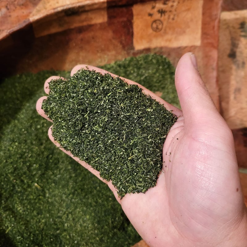 特上 玉真 ぎょくじん(玉露製 芽茶)80g袋入り | 丸利 吉田銘茶園